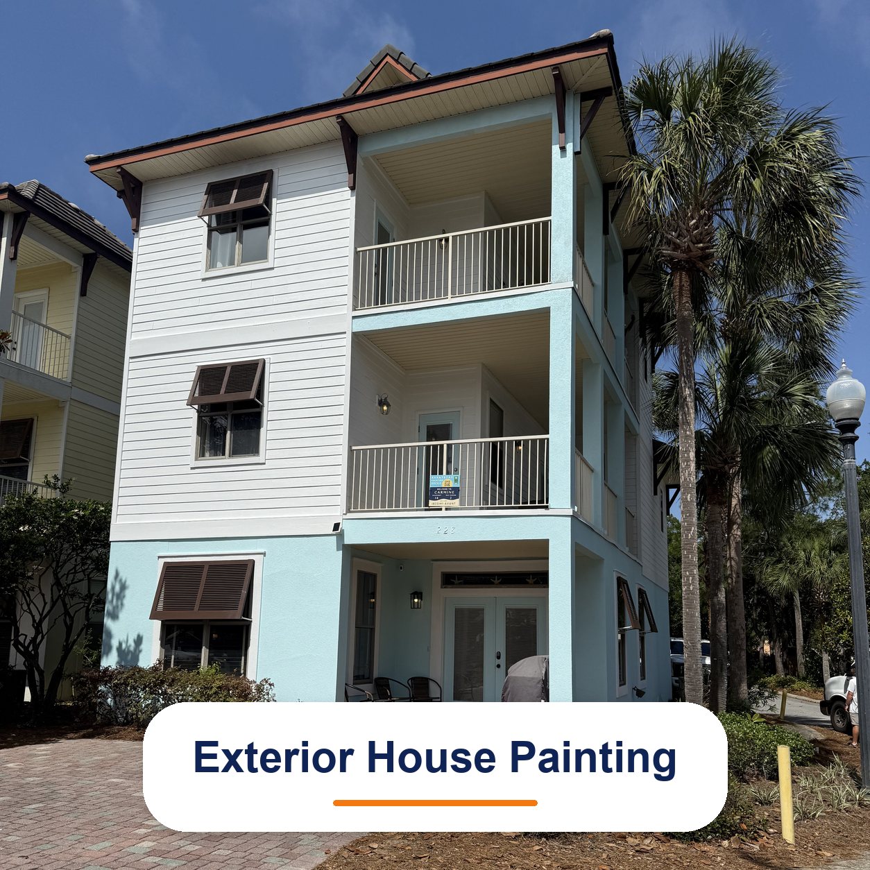 Exterior house painting in Destin, FL